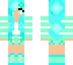 cute blue girl