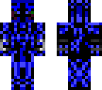devil death with blue markings