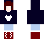edited heart sweater