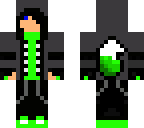 green hooded teen