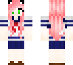 japanese school girl with cat ears