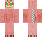 man in pig suit read description