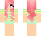 pink hair girl