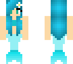 pretty blue mermaid