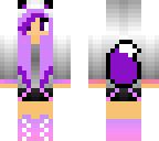 purple wolf girl