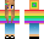 rainbow girl