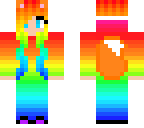 rainbow girl