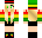 rasta bae blonde beanie