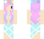 beautful chibi girl and mermaid