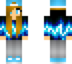 blue girl