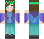 blue girl