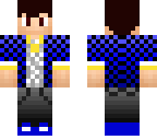 checkered jacket blue
