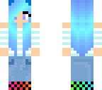 cute blue girl