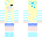 cute blue girl