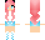 cute girl pink hair