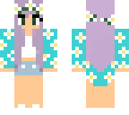 flower silver girl