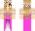 girl in pink dress