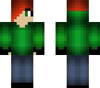 green hoodie red head