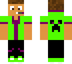 green n purple