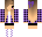plaid chibi girl