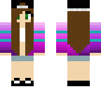 purple and pink girl