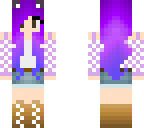 purple hair girl