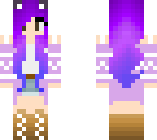 purple hair girl