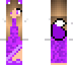 purple wolf girl