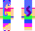 rainbow cat girl