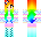 rainbow hair
