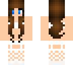 simple brown hair girl