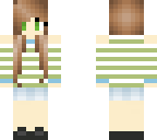 simple stribe girl