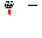 troll mask and tie