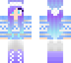 winter layered girl