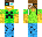 black and white creeper ninja