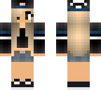 blue and black tomboy