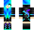 blue and green 3d skin