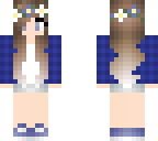 blue cute farmer girl