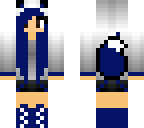 blue wolf girl