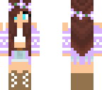 brown haired summer skin