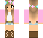 country flower crown