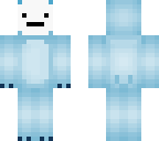 creepy blue bear