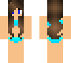 cute blue bikini