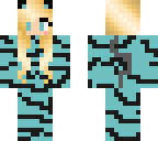 cute blue cat girl