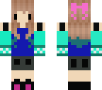 cute blue chibi girl