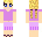 cute pink n purple girl