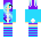 cute space bunny girl