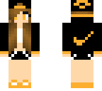 edited orange nike girl