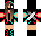 fire and ice assassin girl