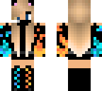 flaming water ninja girl